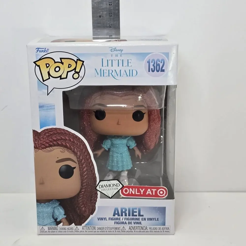 Funko Pop! Disney Little Mermaid Ariel #1362 Diamond Collection Target Exclusive